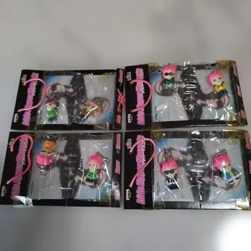 hide 지퍼 마스코트 4종 세트