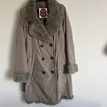 니콜 안쪽 토끼 롱 코트