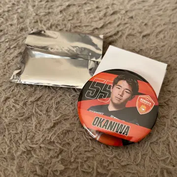 레노파 야마구치 2025 오카니와 선수 캔뱃지