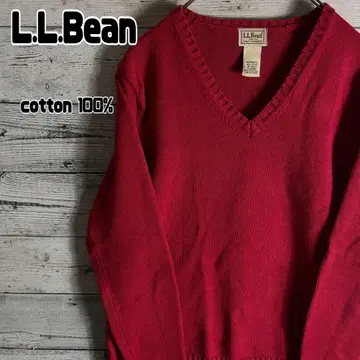 엘엘빈 코튼 니트 풀오버 y2k 노코어 여성용 M