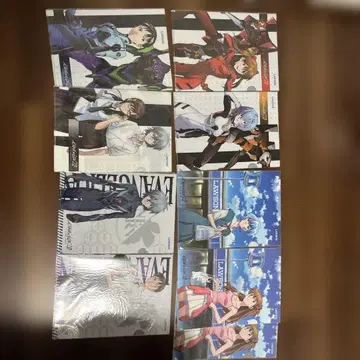 [미사용] 에반게리온 클리어 파일 로손 한정판 오리지널 외 총 9매