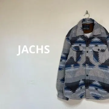 JACHS NEW YORK 네이티브 무늬 보아 셔츠 자켓 오르테가