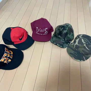 캡 5종 세트 (nike, dickies 등)