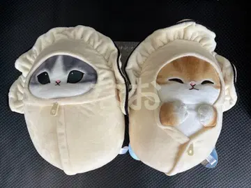 mofusand 모프 샌드 카키냥 BIG 봉제 인형 2종 세트