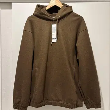 유니클로 U 브러쉬드 저지 풀오버 후드티 미사용 새상품
