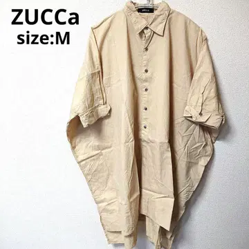 ZUCCa 베이지 오버 사이즈 셔츠 돌먼 셔츠 빅 셔츠