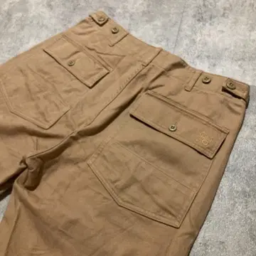 [ GUNG HO ] 건호 베이커 팬츠 워크 팬츠 베이지 M 사이즈