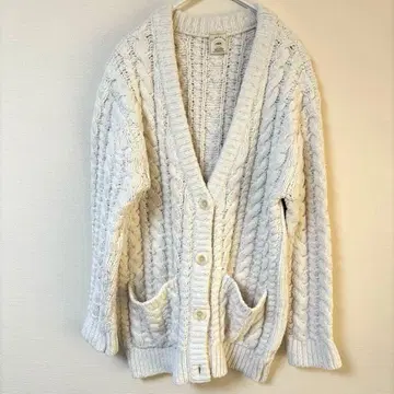 gelato pique 아이보리 케이블 니트 가디건 프리 사이즈