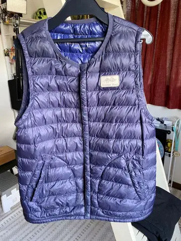 사만사 모스2 네이비 퀼팅 베스트