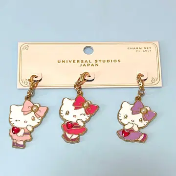 USJ 한정판 헬로키티 큐빅 참 세트 새상품 산리오