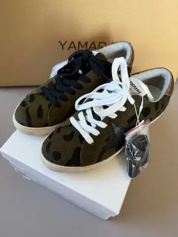 스콧 클럽 noue 레오파드 스니커즈 여분 끈 포함