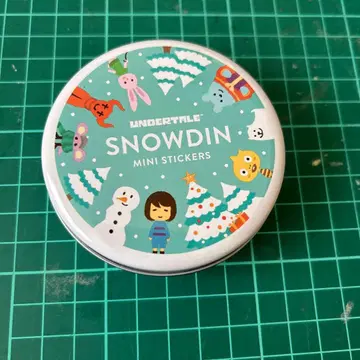 UNDERTALE SNOWDIN 미니 스티커 캔