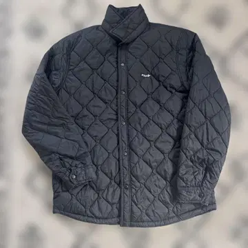 Volcom 블랙 퀼팅 자켓 XL