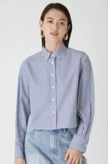 Mila Owen 스트라이프 긴팔 셔츠