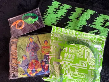 SixTONES VVS 응원봉 T셔츠 타월 러버 밴드 묶음 판매