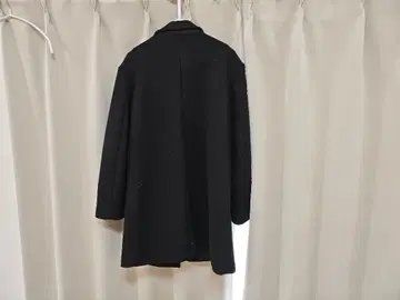 H&M 블랙 체스터 코트