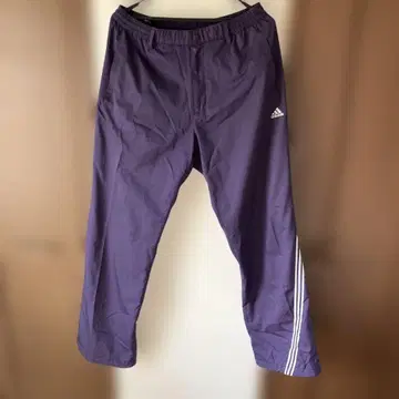 아디다스 바스락 팬츠 L 방한 대책 퍼플