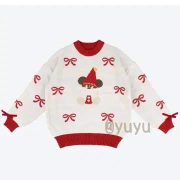 [스웨터] 리루린린 2025 도쿄 디즈니 리조트 크리스마스 새상품