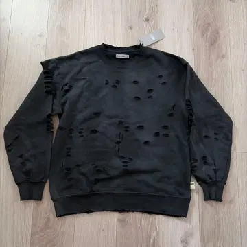 택 포함 ssz homme DAMAGE SWEAT sizeS