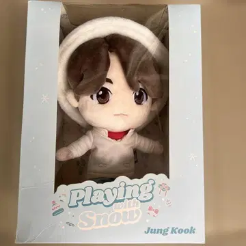 Playing with Snow Jung Kook 봉제 인형