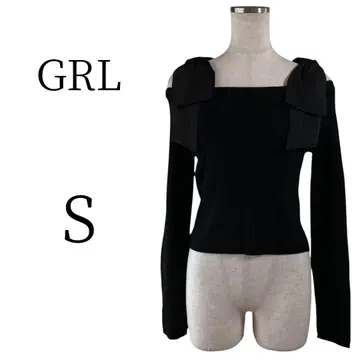 컨디션 최상 GRL 그레일 블랙 S 오프숄더