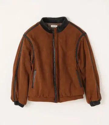 브라운 스웨이드풍 자켓