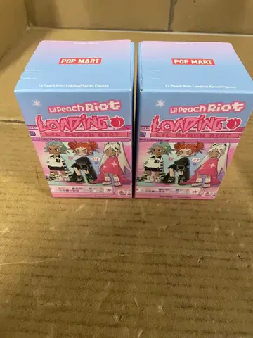 POPMART Lil Peach Riot 로딩 시리즈 2 피스