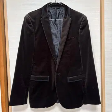 M 블랙바렛 벨로아 테일러드 자켓 브라운 삼양상회 코튼