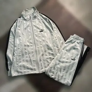 7LA1 PUMA 저리 상하의 세트 스포츠 그레이 L 구제 의류