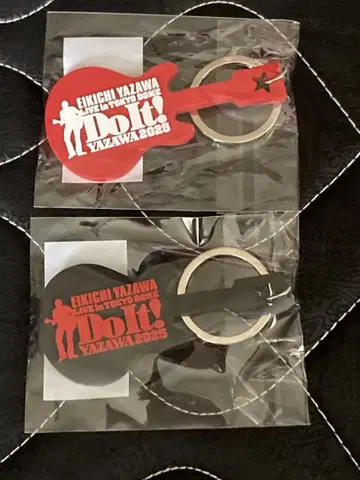 야자와 에이요시 2025 도쿄돔 한정판 기타 모양 키링 2개 세트