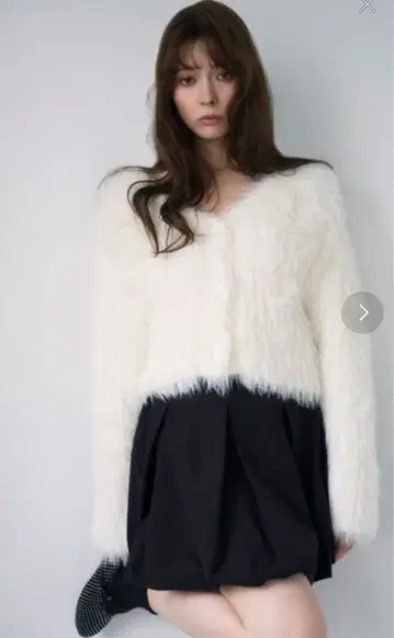 FRAY I.D 턱 벌룬 스커트 미니 스커트