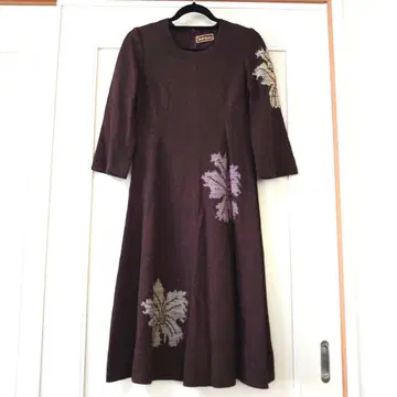 사이토 토요코 꽃무늬 니트 원피스 레어템