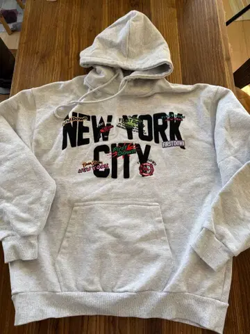 퍼스트 다운 후드티 그레이 L 사이즈