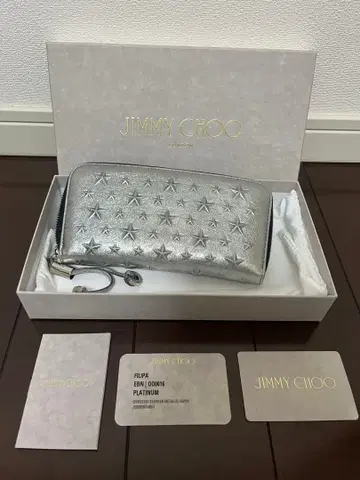 JIMMY CHOO FILIPA 장지갑 플라티나