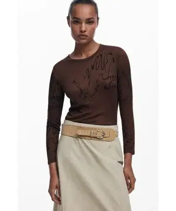 데시구알 Desigual 액세서리 벨트 품절품 소가죽