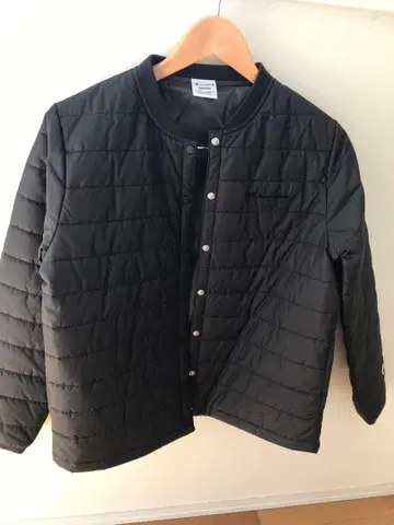 챔피온 스냅 버튼 자켓 M 미사용 블랙