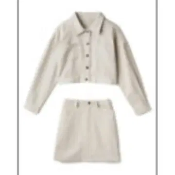 베이지 코듀로이 셋업