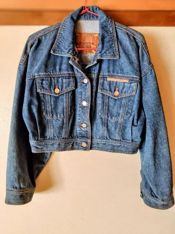 DONNA UNO 크롭 데님 자켓 40