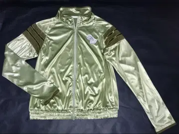 힐 크릭 골프 집업 점퍼 골드 로고 40 그린