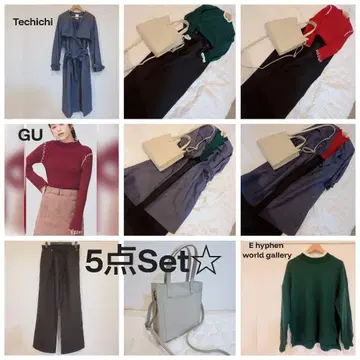 여성용 의류 5종 세트 묶음 판매