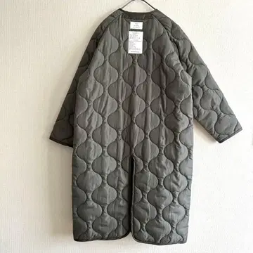 현행 새상품 HYKE 퀼팅 롱 코트 사이즈 2