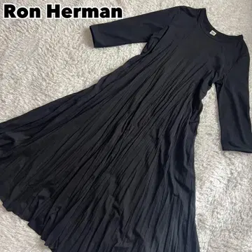 론 헤르만 링크 플리츠 롱 슬리브 드레스