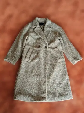 그린 레이블 릴랙싱 보아 롱 코트 체스터 코트