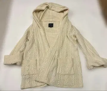 바닐라 컨퓨전 후드 부착 니트 38