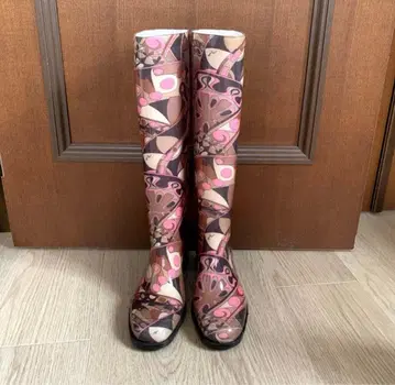 [ 초레어 ] 에밀리오 푸치 컬러풀 그래픽 러버 부츠
