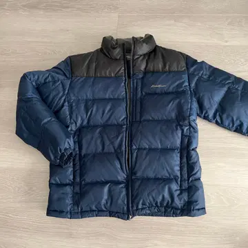 Eddie Bauer 다운 자켓 네이비/블랙