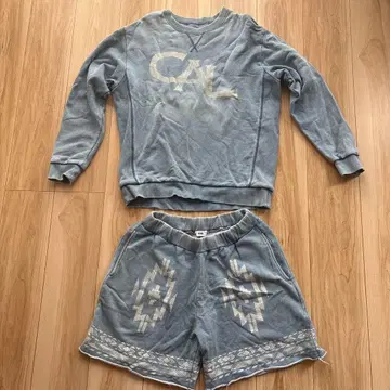 로데오 크라운 인디고 맨투맨 셋업