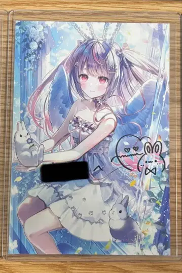 브이스포! 토사키 미미 친필 사인입 포스카