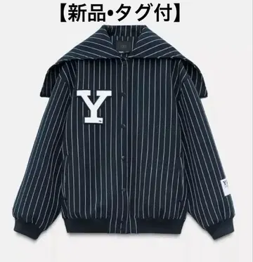 [택 포함 새상품] ZARA YARE 스트라이프 봄버 자켓