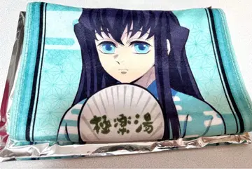 극락탕 귀멸의 칼날 머플러 타월 토키토 무이치로